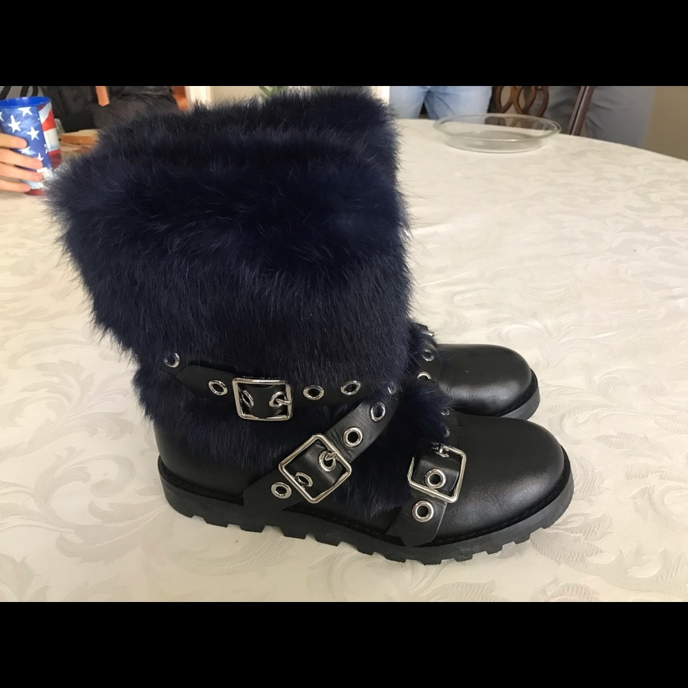 Marc by Marc Jacobs Macy fur boots